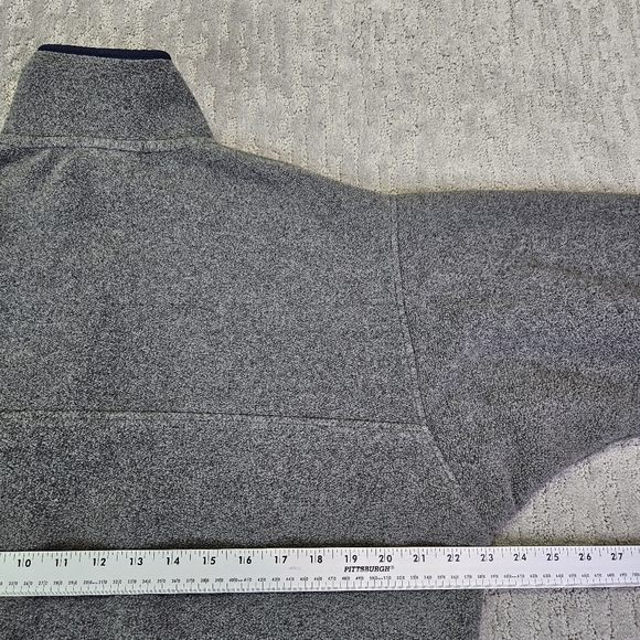 Men Patagonia synchilla pullover sweater sz. S gray - Picture 8 of 11